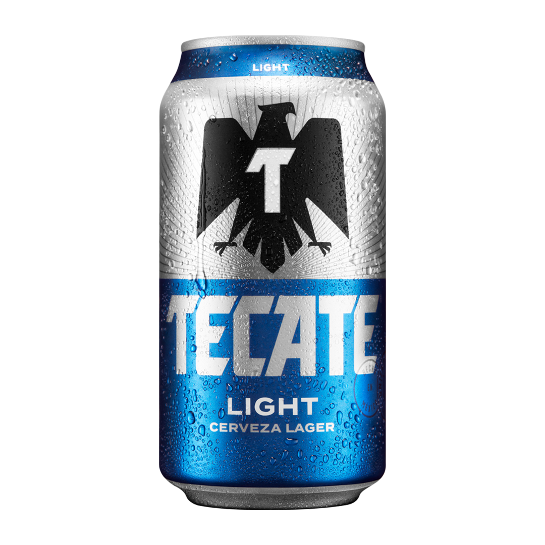Tecate Light en lata.